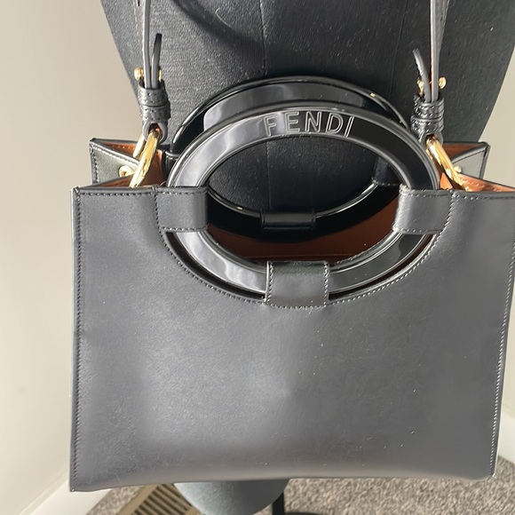 Fendi Runaway Small Liberty Tote bag - Picture 3 of 7